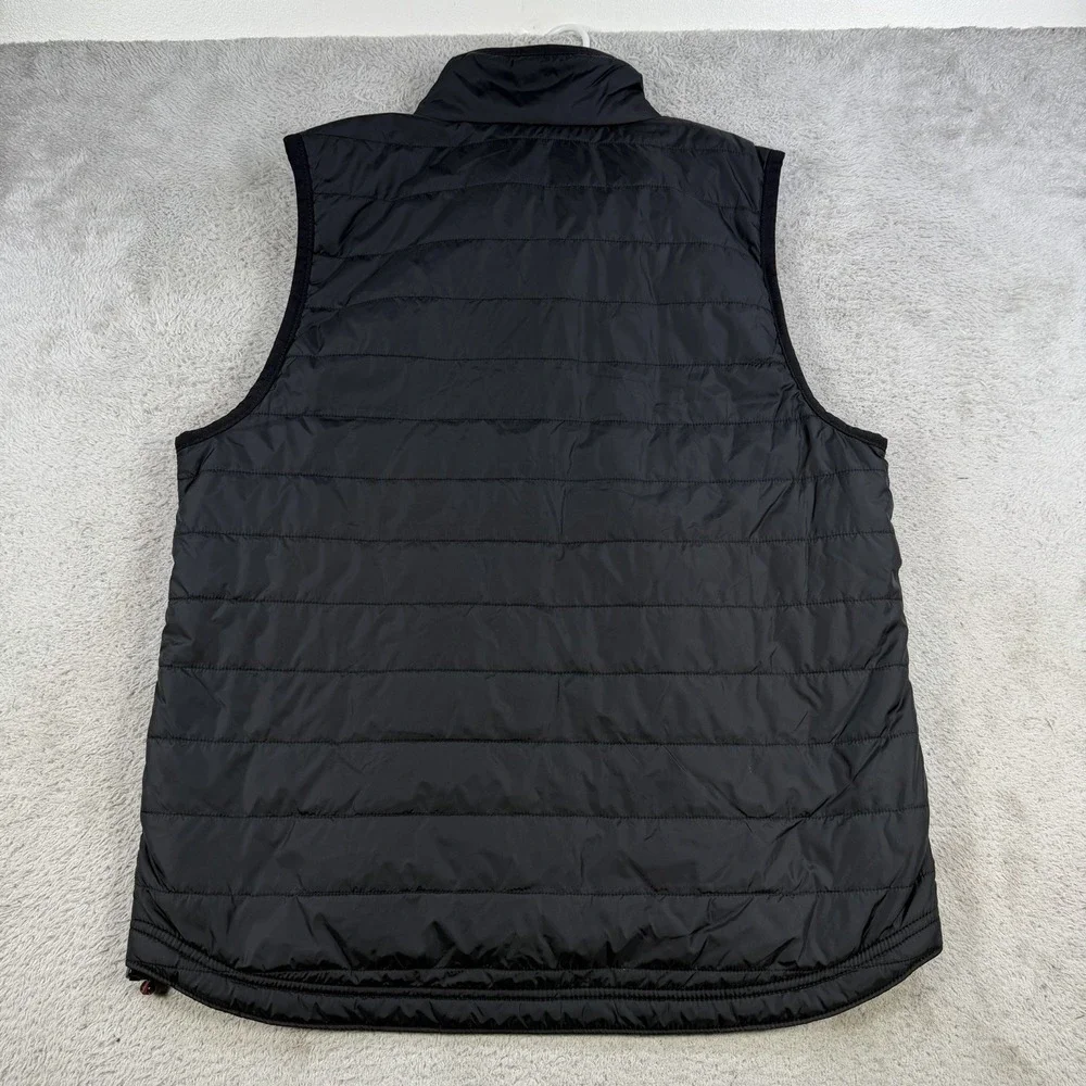 Carhartt Vest Men Medium Black Gilliam Lightweight Rain Defender Relaxed Fit Zip